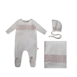 Citrine Lace Embroidery Layette Set