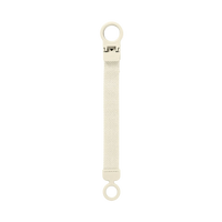 Bibs Pacifier Loop Clip - Ivory