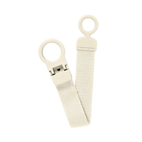 Bibs Pacifier Loop Clip - Ivory