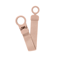 Bibs Pacifier Loop Clip - Blush