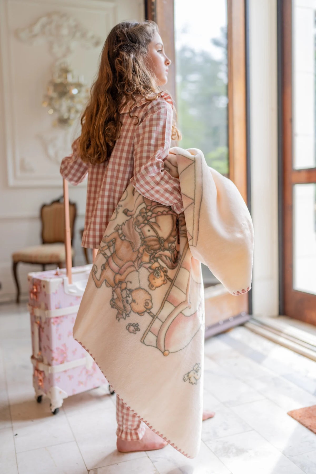 Lil Teddy’s Merry Go Snuggle - Sugary Pink