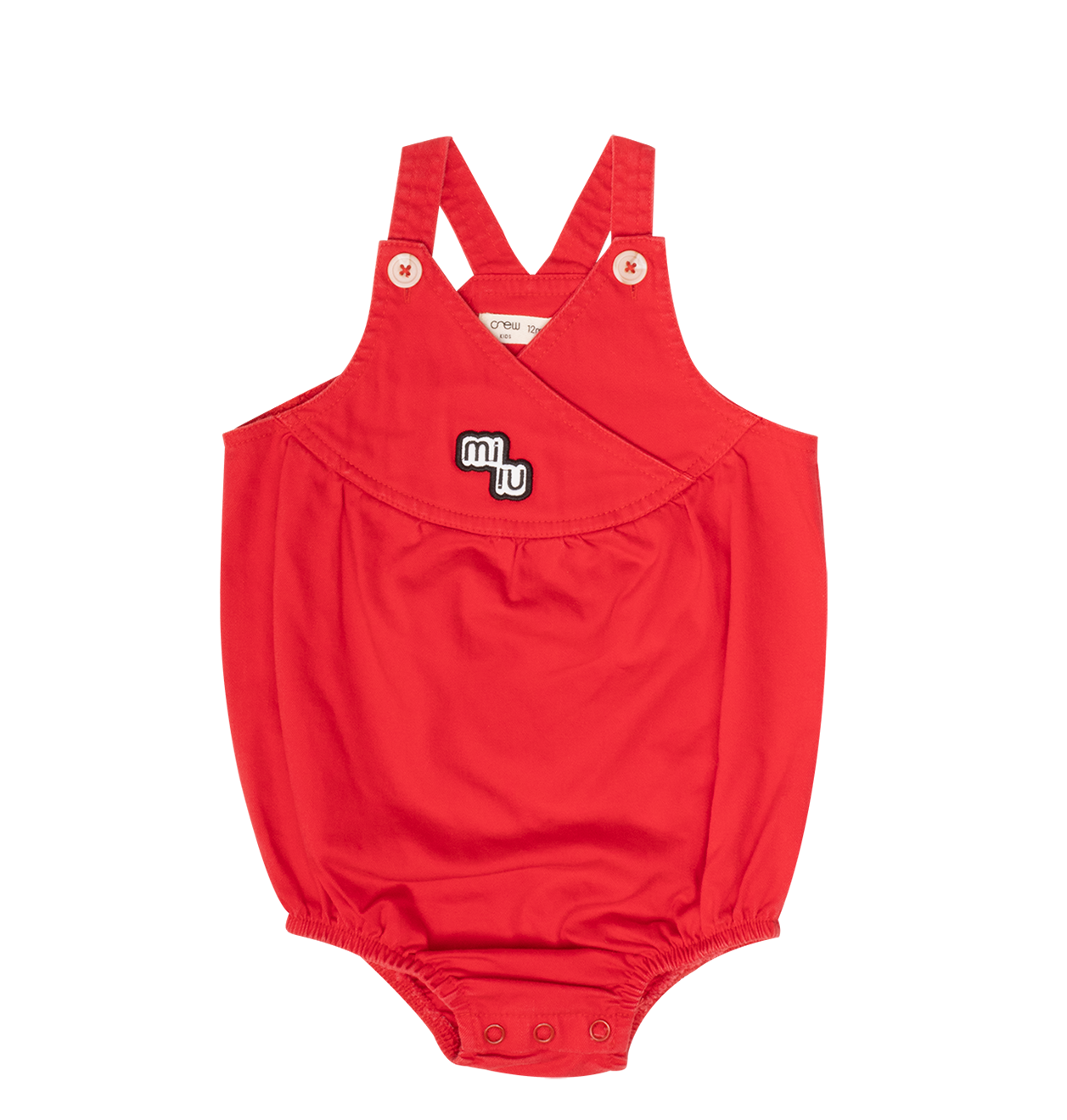 Crew Raine Romper - Red