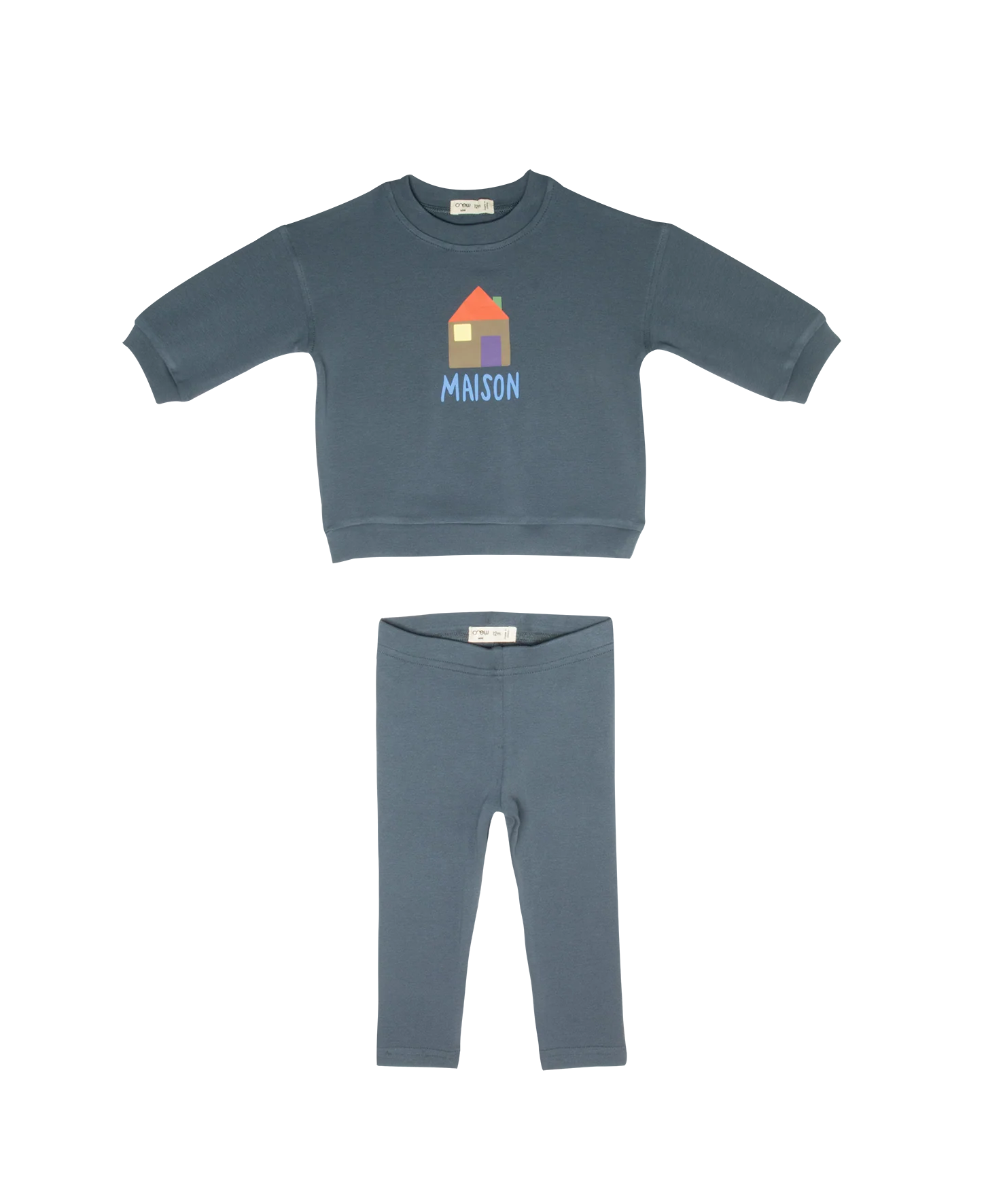 Crew Lizzi Top & Pants Set - Sage