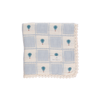 Bebe Organic Balloon Blanket - Blue