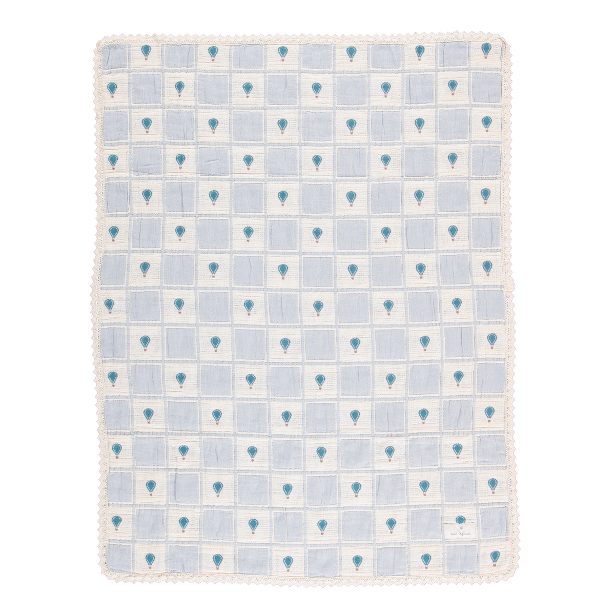 Bebe Organic Balloon Blanket - Blue
