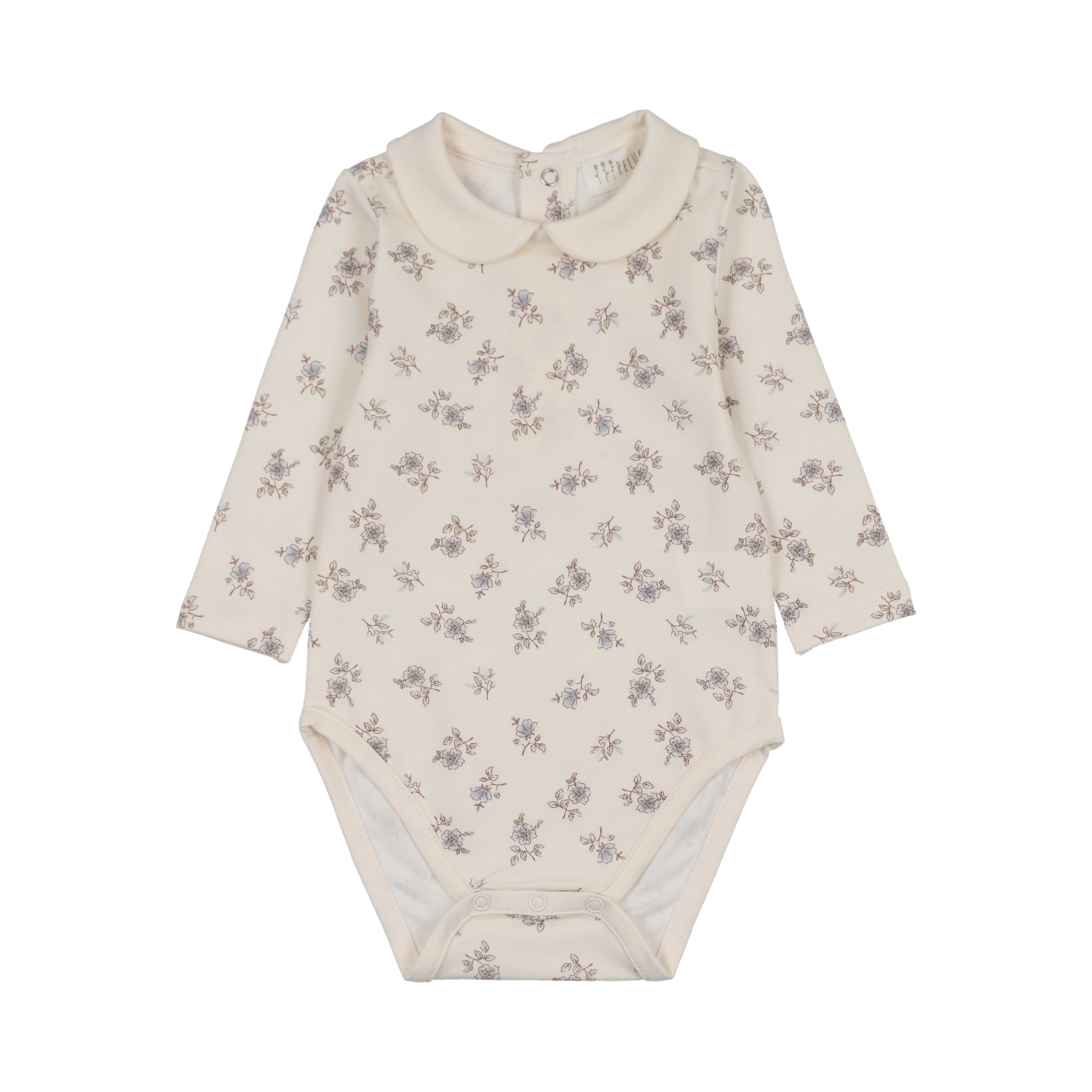Peluche Blossom Bodysuit with Collar - Powder