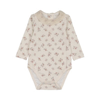Peluche Blossom Bodysuit with Collar - Rose