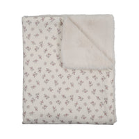Peluche Blossom Lux Fur Blanket - Rose