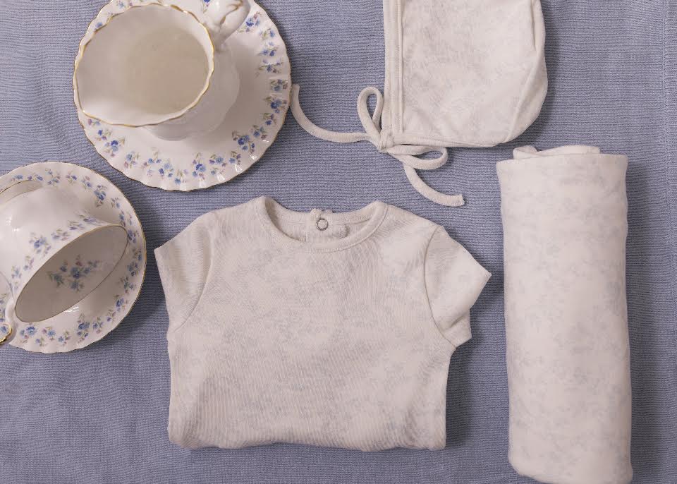 Minilabel Toile Layette Set - Blue Bird
