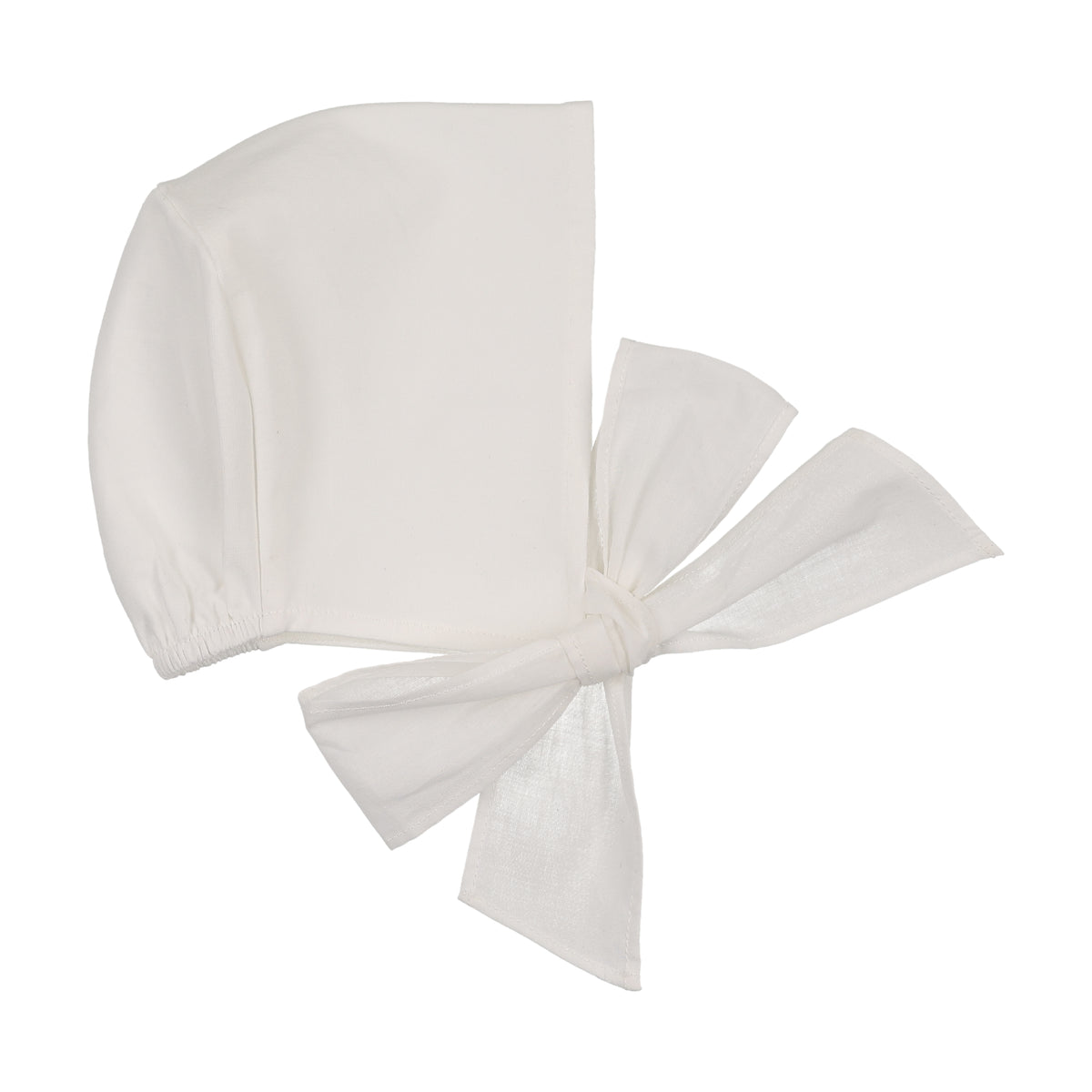 Peluche Cotton String Bonnet - Cream