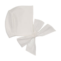 Peluche Cotton String Bonnet - Cream