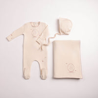 Bee & Dee Botanical Crest Layette Set - Cream Girls