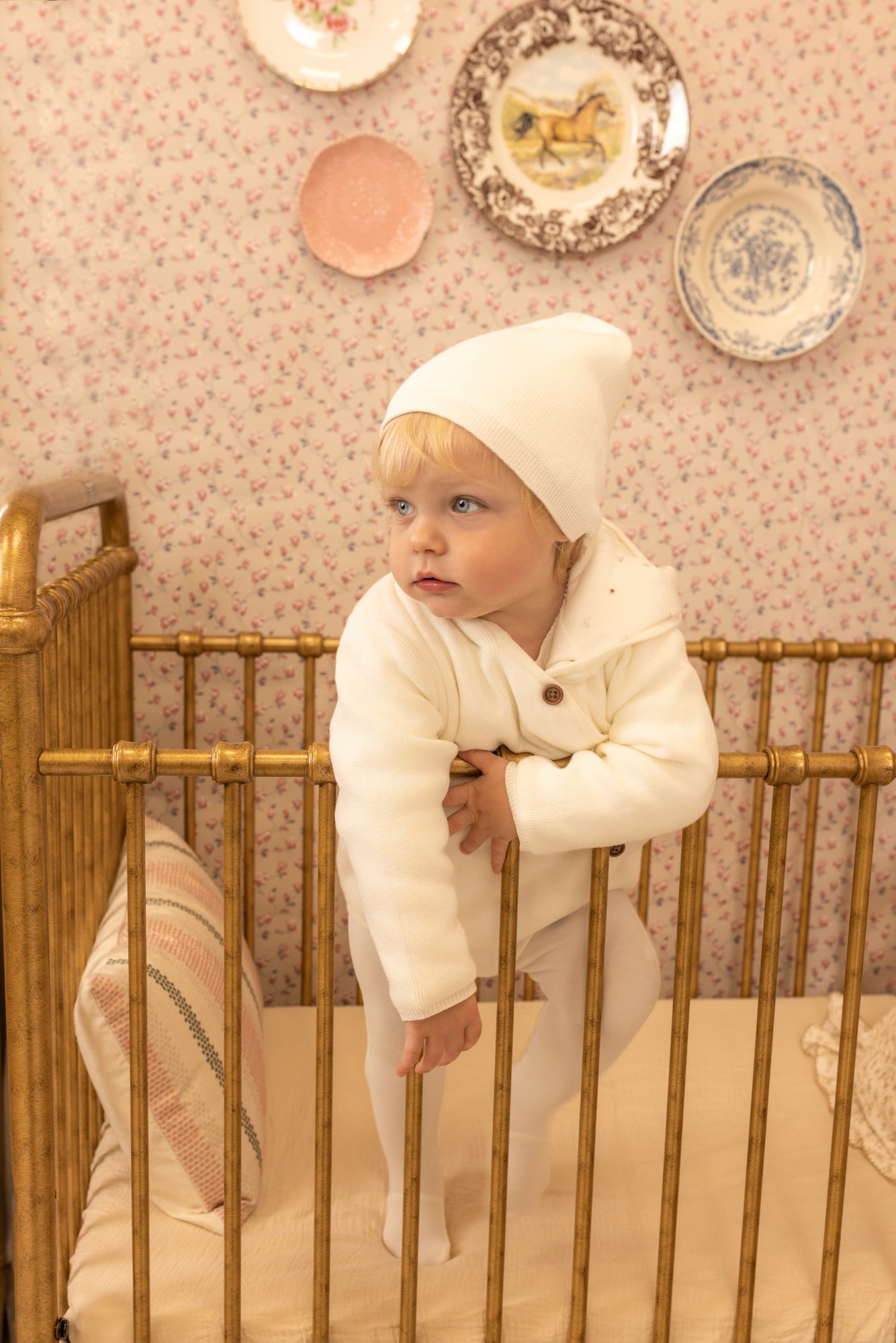Bee & Dee Delicata Knit Jacket - Linen Boys