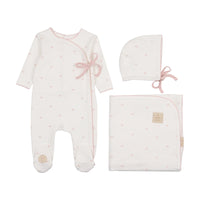 Mon Tresor Bow Wrap Layette Set