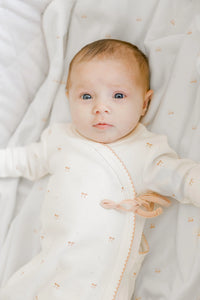 Mon Tresor Bow Wrap Layette Set