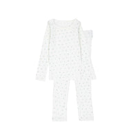 Minilabel Petal Pointelle Floral Top & Pants Set - Blue