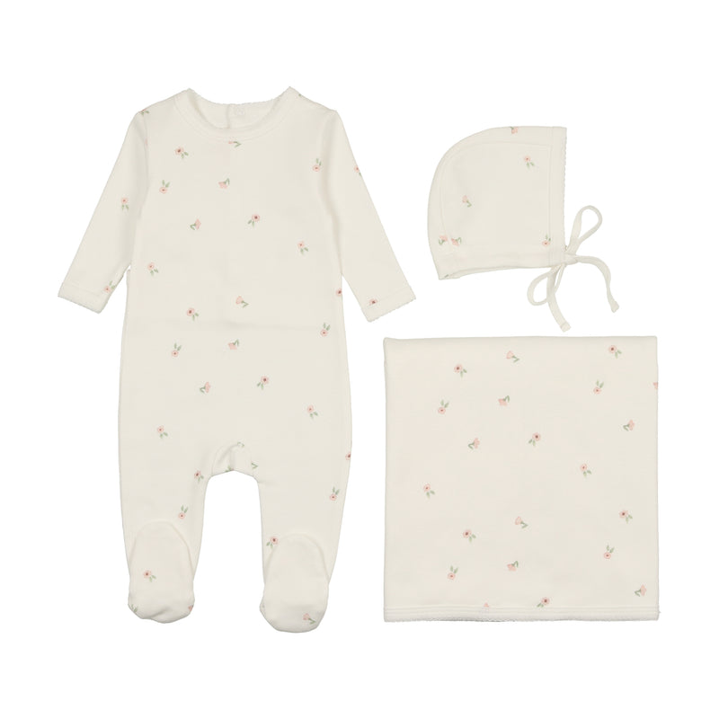 Mon Tresor Cascade of Blossoms Layette Set