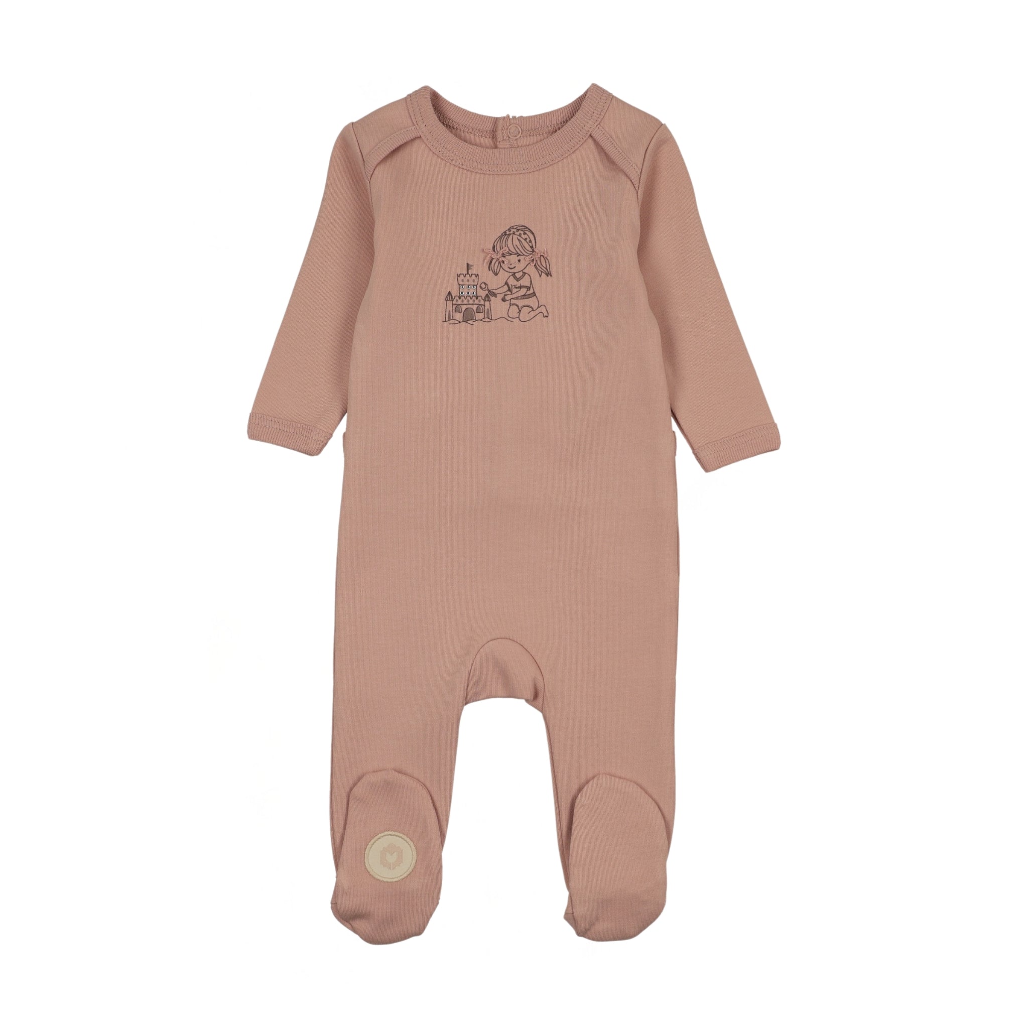 Mon Tresor Castle Cutie Footie - Blush