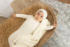 Bee & Dee Pointelle Carriage Footie & Beanie