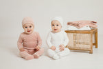 Bee & Dee Classic Velour Bow Wreath Layette Set