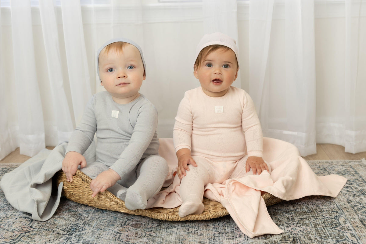 Bee & Dee Pointelle Carriage Layette Set