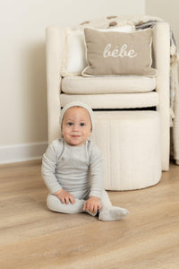 Bee & Dee Classic Velour Bow Wreath Layette Set