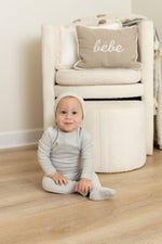 Bee & Dee Classic Velour Bow Wreath Layette Set