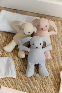Kipp Bunny Stuffed Toy - Stone