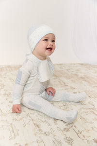 Kipp Patchwork Footie - Blue