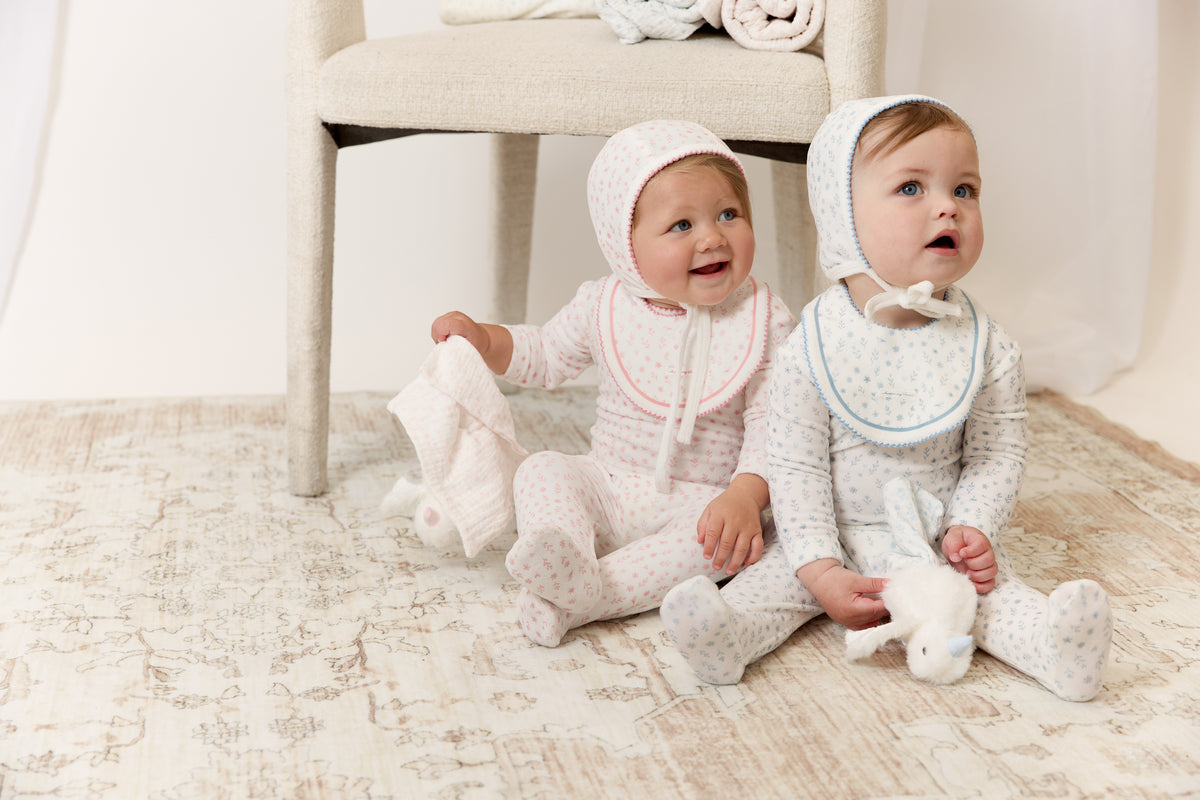 Kipp Whispering Blooms Bib - Rose