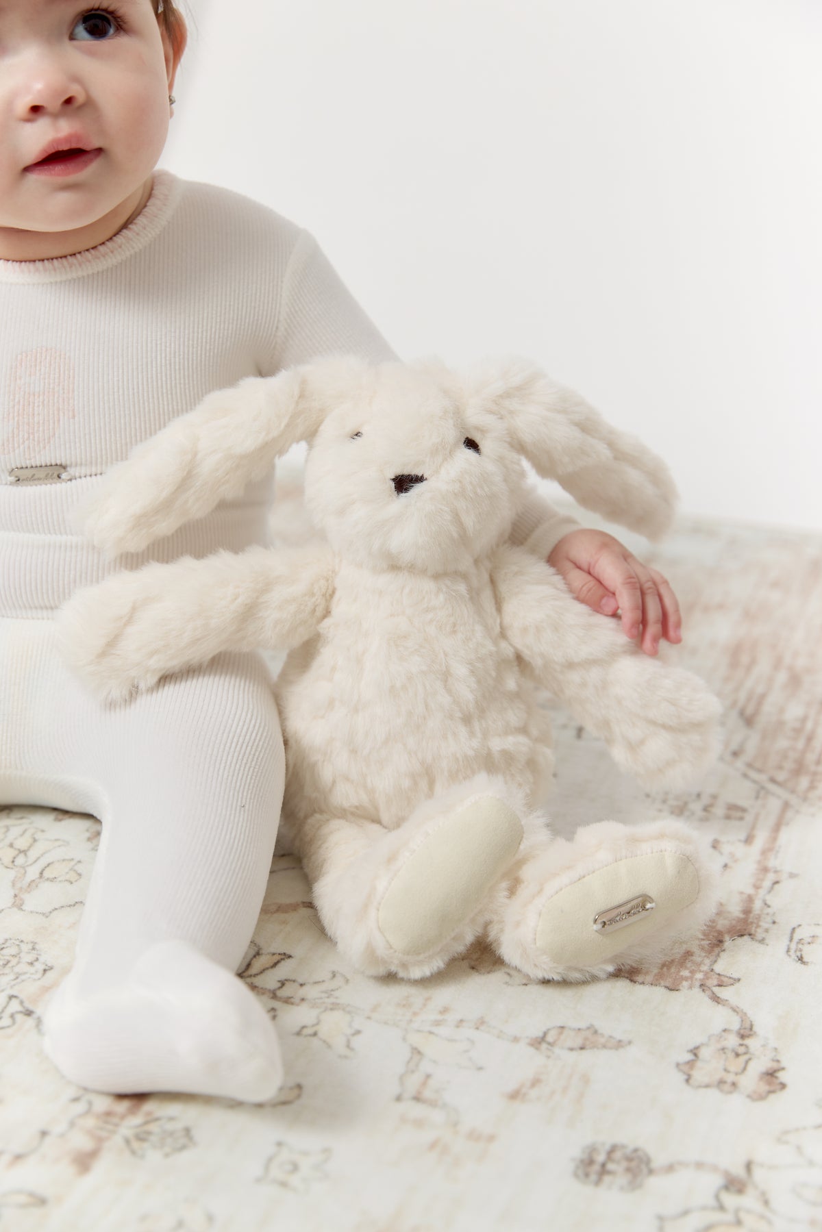 Kipp Atelier Cable Fur Bunny - White