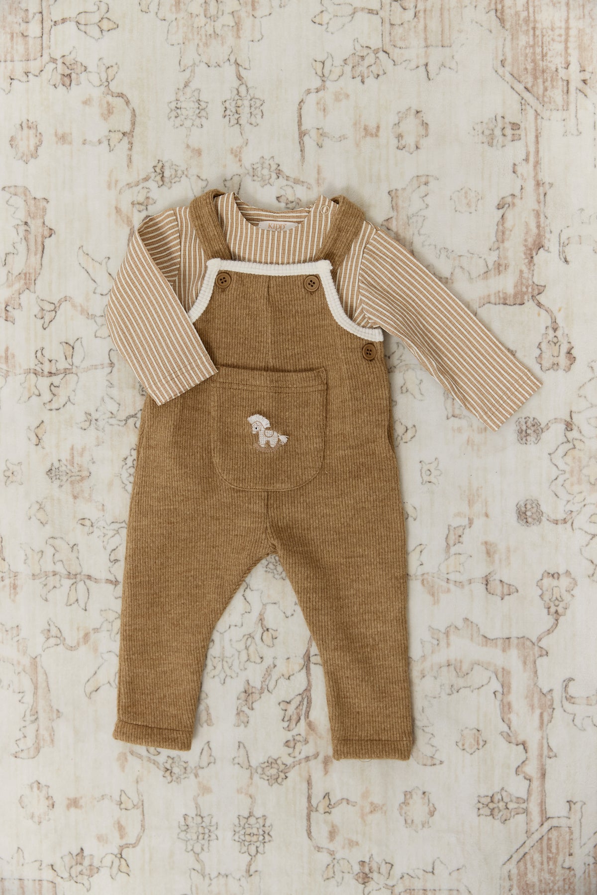 Kipp Whinny Knit Overalls - Caramel