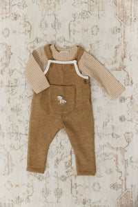 Kipp Whinny Knit Overalls - Caramel