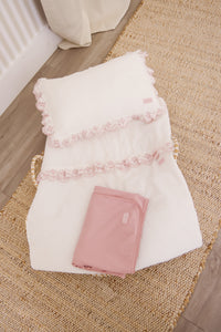 Kipp Ruffled Enfant Mini Crib Set - Pink