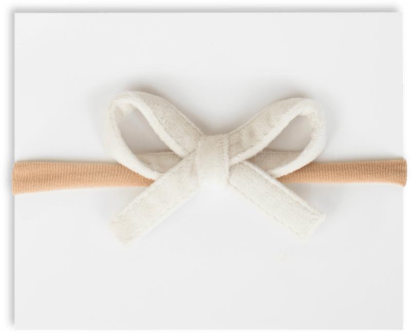 Adora Mini Velvet Bow Headband