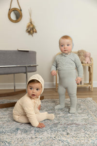 Bee & Dee Crochet Sweater Knit Layette Set