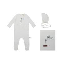 Citrine Dandelion Embroidery Layette Set SS24