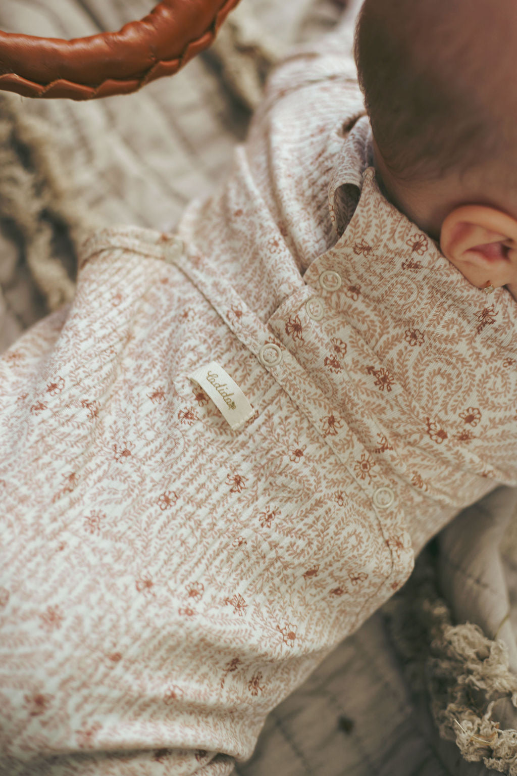 Ladida Mauve Liana Print Layette Set