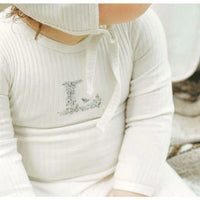 Ladida Ribbed L Center Layette Set - Blue