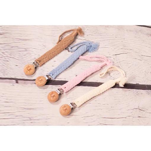 TUK Braided Pacifier clip