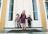 Analogie Bear Sweatshirt Top & Pants - Washed Burgundy
