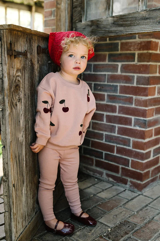 Analogie Cherry Patch Sweatshirt & Pants