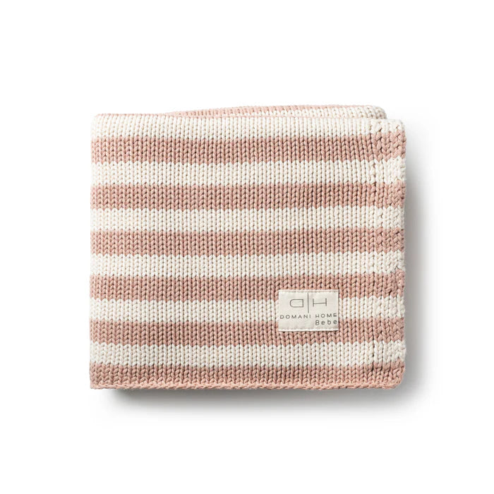Domani Home Iconic Stripe Knit Baby Blanket