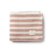 Domani Home Iconic Stripe Knit Baby Blanket