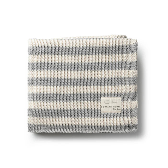 Domani Home Iconic Stripe Knit Baby Blanket