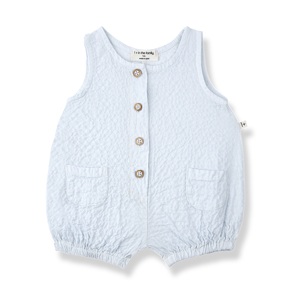 1+ In The Family Etolia Romper- Misty Blue