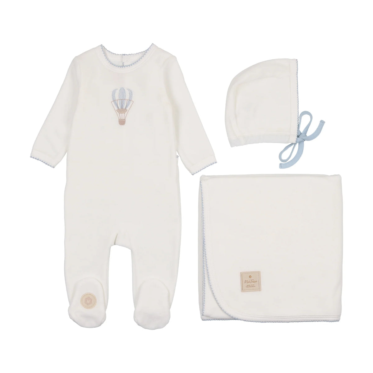 Mon Tresor Embroidered Balloon Layette Set