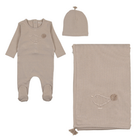 Bee & Dee Embroidered Bird Layette Set