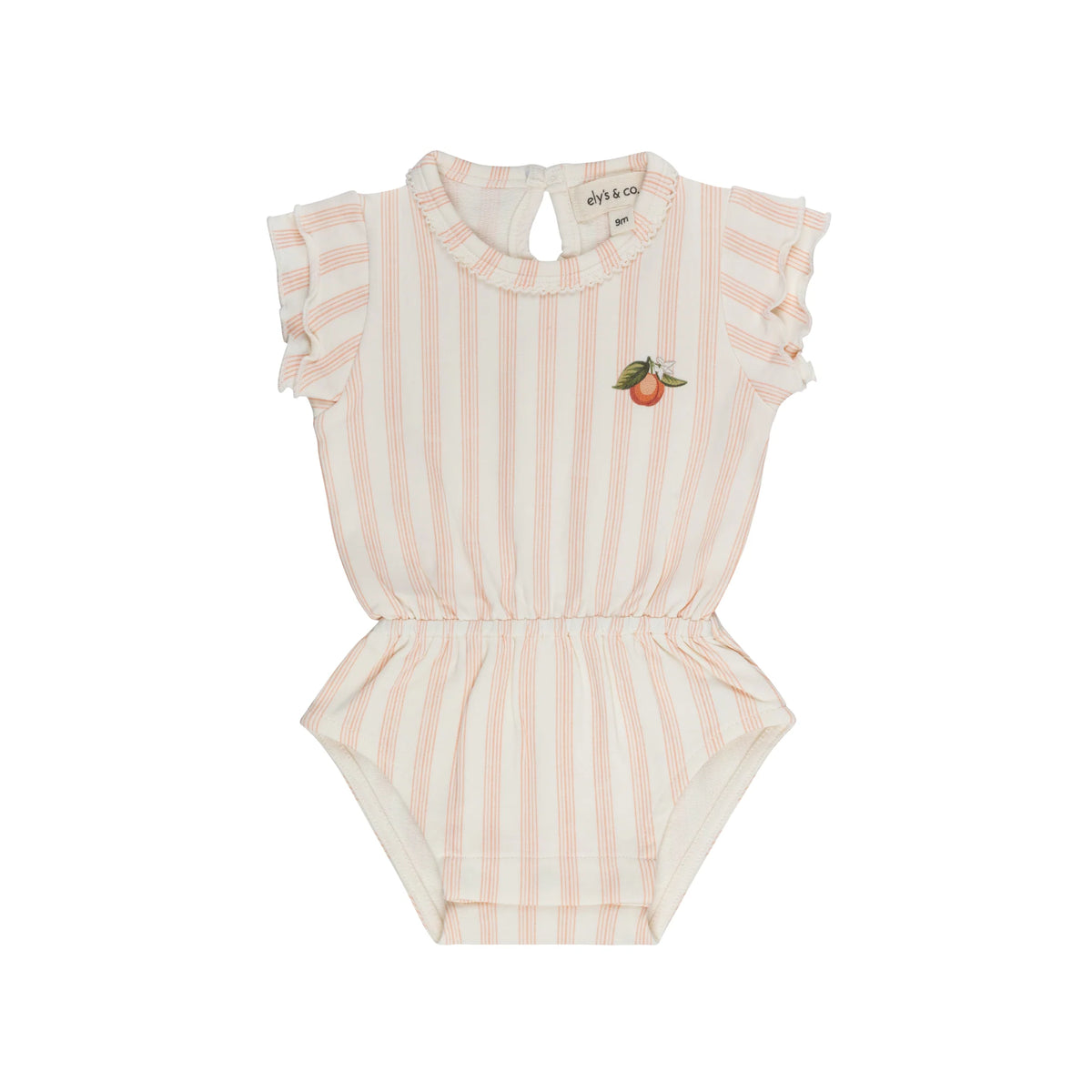 Elys & Co Fruit Romper - Peach