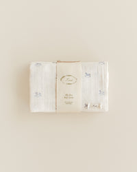 Ferne Two Pack Burp Cloths - Rocking Horse